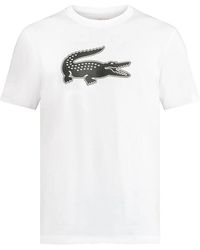 Lacoste - Ultra Dry Logo Sport T-Shirt Th2042 Au8" - Lyst