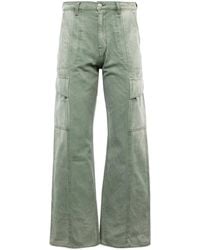 Rhude - Canvas Cargo Pants "Sage" Rhpf24Pa03320 Sge" - Lyst