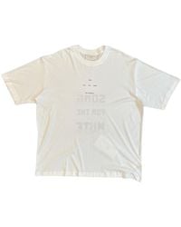 Song For The Mute - Logo Oversized T-Shirt 262_Mts018P1_Luxewht" - Lyst