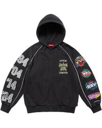 Supreme - Playoffs Zip Up Hooded Sweatshirt "Fw25 - Lyst