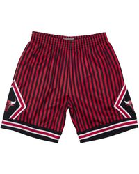 Mitchell & Ness - Nba Striped Swingman Shorts "1997 Chicago Bulls - Lyst