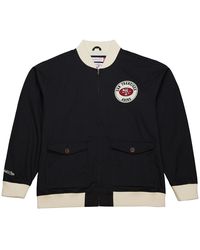 Mitchell & Ness - Nfl Replay Cotton Twill Jacket Vintage Logo 49Ers Jk8071 Sf4Blck" - Lyst
