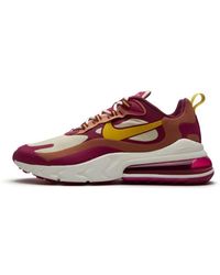 Nike - Air Max 270 React "noble Red" Shoes - Lyst