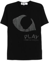 COMME DES GARÇONS PLAY - Split Eye Ss T-Shirt Az T192 051 1 4" - Lyst