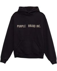 Purple Brand - Artifact Embroidered Hoodie P404 Aehb122" - Lyst