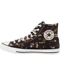 Converse - Chuck Taylor All Star Hi "Forest Camo" 165915C" - Lyst