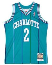 Mitchell & Ness - Authentic Road Jersey "nba Charlotte Hornets 92 Larry Johnson" - Lyst