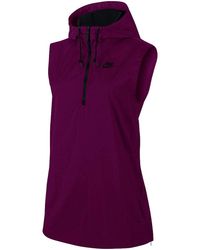 Nike - Tech Hypermesh Full Zip Hooded Vest 833464 665" - Lyst