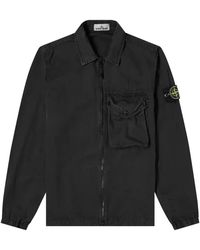 Stone Island - Zip Pocket Overshirt 7415117Wn V0129" - Lyst