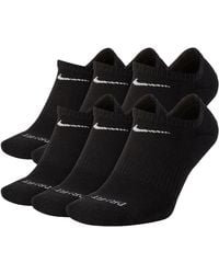 Nike - Everyday Plus Cushion No Show Socks Sx6898 010" - Lyst