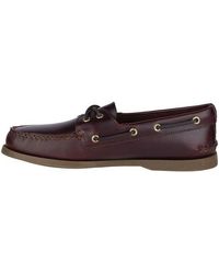 Sperry Top-Sider - A/O 2-Eye Leather "Amaretto" 0195214" - Lyst