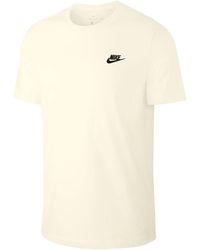 Nike - Nsw Club T-Shirt "Cream" Ar4997 133" - Lyst
