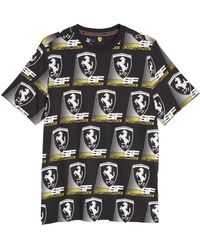 PUMA - Ferrari Race Aop Tee 2 620948 01" - Lyst