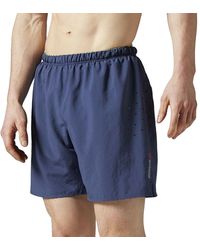 Reebok - One Series 7" Running Shorts Ink" Ax9429" - Lyst