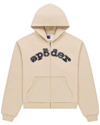 Sp5der - Mixed Stone Og V2 Zip Hoodie "Cream" 538" - Lyst