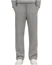 Off-White c/o Virgil Abloh - Cotton Sweatpants "Heather" 44Mch054F5004030" - Lyst