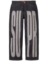 Supreme - Inset Spellout Baggy Jean "Ss26 - Lyst