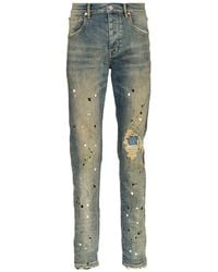 Purple Brand - Slim Fit Jeans Low Rise With Slim Leg "Mid" P002 Mid" - Lyst