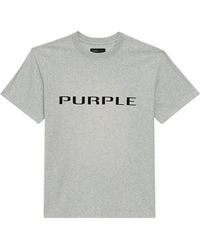 Purple Brand - Wordmark T-Shirt 'Heather' P104-Jwhg324" - Lyst