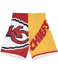 Mitchell & Ness - Nfl Big Face Fashion Short 5.0 "Kansas City Chiefs" Pshr4351 Kccyypppbkwh" - Lyst