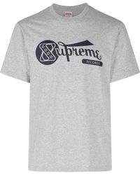 Supreme - Records T-Shirt "Ss24" Su407" - Lyst