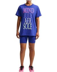 Nike - Sportswear Classic High-Waisted 8" Biker Shorts "Old Royal Dv7797 417" - Lyst
