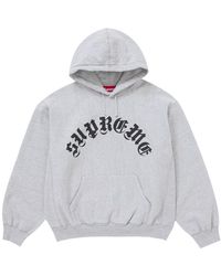 Supreme - Printed Arc Hooded Sweatshirt "Heather" Su26904" - Lyst