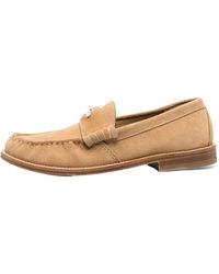 Rhude - Suede Slip-On Loafer "Tan" Rhpf22Fo01040117 0117" - Lyst
