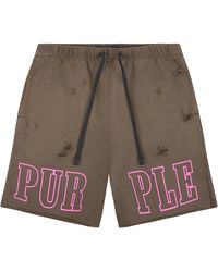 Purple Brand - Slab Outline Shorts M4218 Mbms326" - Lyst