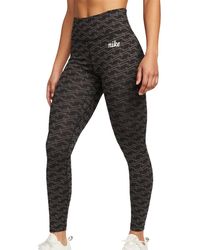 Nike - One Dri-Fit High-Rise Fit Leggings Dq6403 010" - Lyst