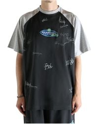 Balenciaga - Raglan Oversized T-Shirt "Faded Washed" 850419 Ttve2 1041" - Lyst