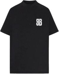 Balenciaga - Glitter Tape Type Large Fit T-Shirt 871733 Tvve4 1000" - Lyst