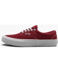 Vans - Era Pro "red Suede" Shoes - Lyst