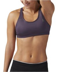 Reebok - Us Short Sports Bra Smoky Volcano "Smoky Volcano" Cf4511" - Lyst