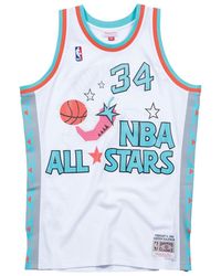 Mitchell & Ness - Swingman Jersey "Nba All Star 96 Hakeem Olajuwon" Smjylg18020 Aswwhit96Hol" - Lyst