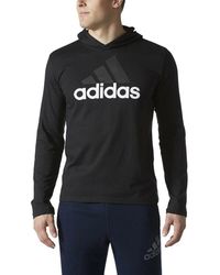 adidas - Long Sleeve Badge Of Sport Hoodie Br1453" - Lyst