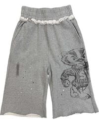 Saint Michael - Badgers Long Shorts Sv045" - Lyst