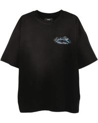 Amiri - Crystal Chateau Script Oversize T-Shirt Amtojr1121 001" - Lyst