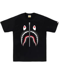 A Bathing Ape - Shark T-Shirt 1G80 110 001" - Lyst