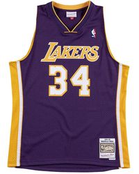 Mitchell & Ness - Nba Shaquille O'Neal Swingman Jersey "1999-00 Los Angeles Lakers - Lyst