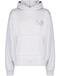 Amiri - Staggered Logo Hoodie Aw23Mjg029 032" - Lyst