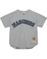 Mitchell & Ness - Authentic Bp Jersey "Mlb Mariners 1989 Edgar Martinez" Abpj3020 Sma89Emrchrm" - Lyst