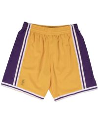 Mitchell & Ness - Nba Swingman Home Shorts "1996-97 Los Angeles Lakers - Lyst