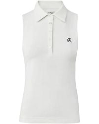 Malbon Golf - Claudia Polo Top Mw 0015 Wht Wht" - Lyst