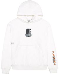 LAB C.O. OFF WHITE - Ab C/O Off- Off Active Duct Tape Pullover Hoodie Labf26K081-Wht" - Lyst