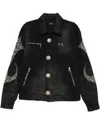 THUG CLUB - Iron Steel Focus Denim Jacket Tc26Jk3702" - Lyst
