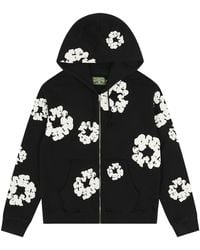 DENIM TEARS - Cotton Wreath Zip Hoodie Dt154" - Lyst