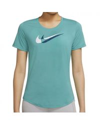 Nike - Dri-Fit Swoosh Run Short-Sleeve Running Top "Washed" Dd6478 392" - Lyst