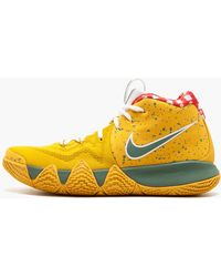 Nike Kyrie 4 Tv Pe 11 Sneakers in Yellow for Men | Lyst