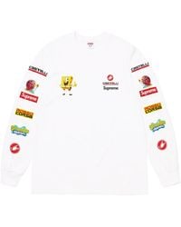 Supreme - Spongebob/Castelli Racing L/S T-Shirt Su25454" - Lyst